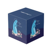 信仰生活70周年記念ヌーンピンクの花 フォトキューブ (裏面アングル)