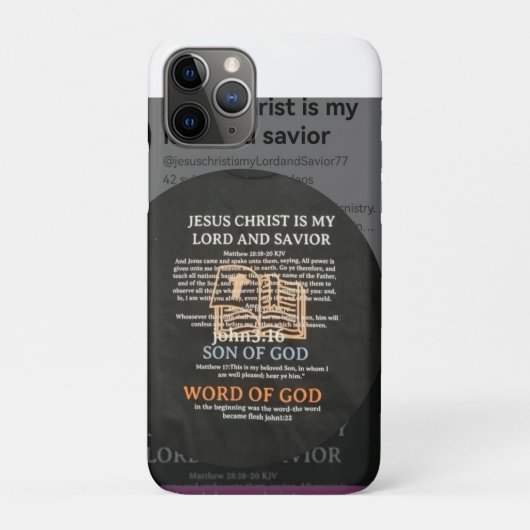 信仰省バッグ Case-Mate iPhoneケース (裏)