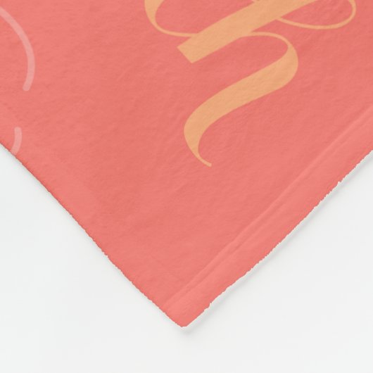 信仰短パーソナライズされた名リビングサンゴ毛布 フリースブランケット (角)