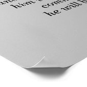 信仰祈りの言葉 ポスター (角)