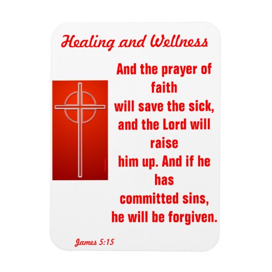 信仰祈りの言葉 マグネット (縦)