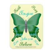 信仰祈バ信じイ聖書引用文 マグネット (縦)