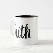 信仰福音グラフィックス信仰アートエステティッククリスティア ツートーンマグカップ (正面左)