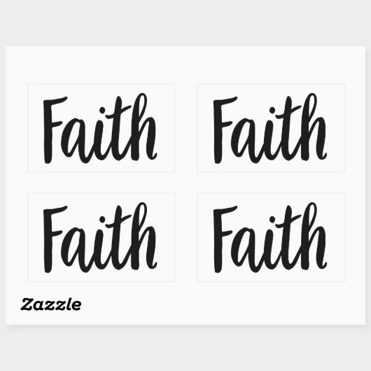 信仰福音グラフィックス信仰アートエステティッククリスティア 長方形シール (シート)