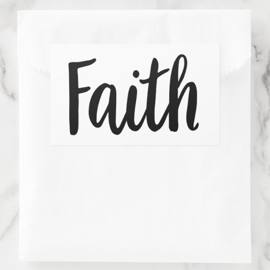 信仰福音グラフィックス信仰アートエステティッククリスティア 長方形シール (バッグ)