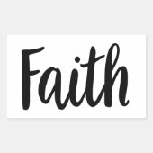 信仰福音グラフィックス信仰アートエステティッククリスティア 長方形シール (正面)