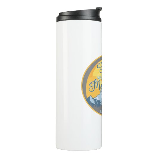 信仰移動マウンテンズクリスチャンデザイン タンブラー (回転左)