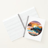 信仰移動マウンテンズクリスチャンデザイン ノートブック (内部)