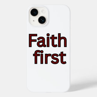 信仰第一の宗教的な名言 Case-Mate iPhone 14ケース