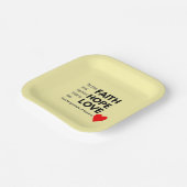 信仰紙プレート ペーパープレート (傾斜あり)