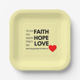 信仰紙プレート ペーパープレート