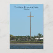 信仰素晴らしの十字架セントオーガスティンFL ポストカード (正面)