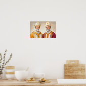 信仰統一されたで：コルネリウスとキプリアの聖徒 ポスター (キッチン)