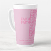 信仰義具収集レディース カフェラテマグ (左アングル)