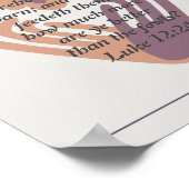 信仰聖なる書物、 経典詩ハート手を持つ ポスター (角)