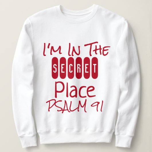 信仰贈答品回収汗シャツ スウェットシャツ (デザイン正面)