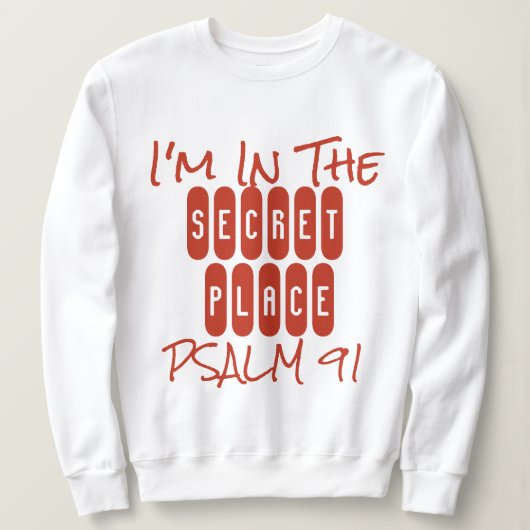 信仰贈答品回収汗シャツ スウェットシャツ (デザイン正面)