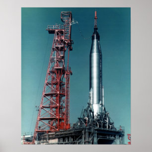 信仰7 (Mercury Atlas 9)宇宙船 ポスター