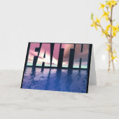 信仰 カード (黄色い花)