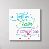 信仰 – キャンバス（光沢） キャンバスプリント (正面)