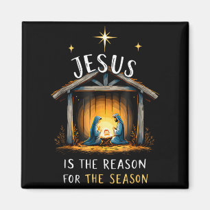 信仰 キリスト教 クリスマスの贈り物 クリスチャン ジーザスギフト マグネット