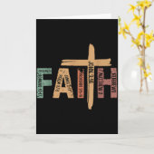 信仰 キリスト教  inspirational 聖書の詩篇 宗教的な カード (黄色い花)
