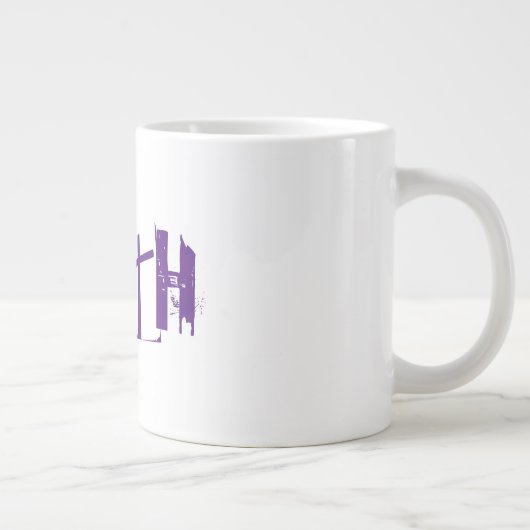 信仰 – ギフトジャンボマグ ジャンボコーヒーマグカップ (右)