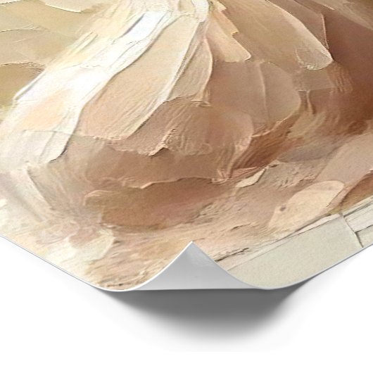 信仰、クリスチャン・ウォール・アート、イエスとウォムに裏打ちされた ポスター (角)