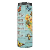 信仰：クロス、ひまわり、ウェイメーカー タンブラー (裏面)