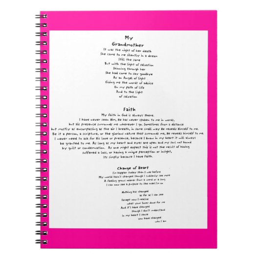 信仰 ノートブック (正面)