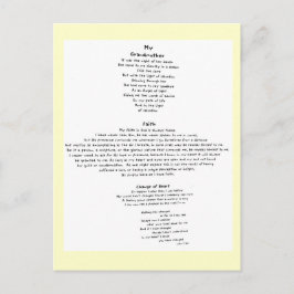 信仰 ポストカード