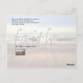 信仰 ポストカード (裏面)