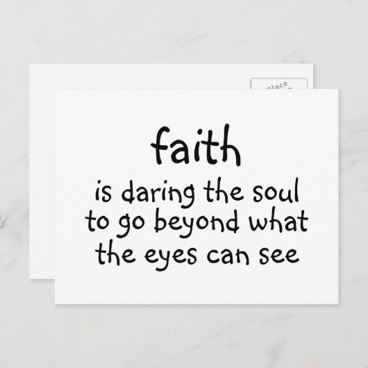 信仰 ポストカード (正面/裏面)
