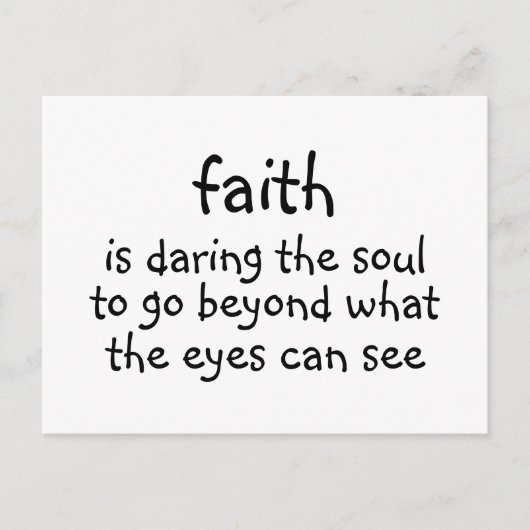 信仰 ポストカード (正面)