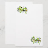 信仰 便箋 (正面/裏面)