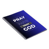 信仰、信頼祈神のノート ノートブック (右側)