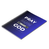 信仰、信頼祈神のノート ノートブック (左側)