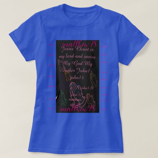 信仰、女性、美しさ Tシャツ (デザイン正面)