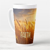 信仰、子羊 カフェラテマグ (左アングル)