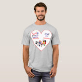 信仰、家族、自由 Tシャツ (正面フル)