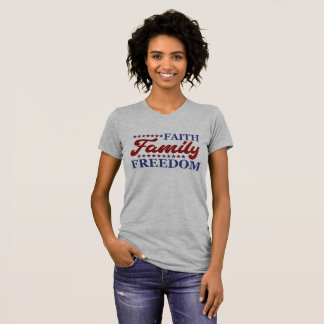信仰、家族、自由Tシャツ Tシャツ