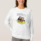 信仰 – 小さな子供のように王国を受け取る Tシャツ (正面)