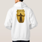 "信仰、希望、そして愛 - キリスト教のインスピレーションTシャツ" パーカ (裏面)