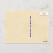 信仰、希望、愛とサンシャイン ポストカード (裏面)