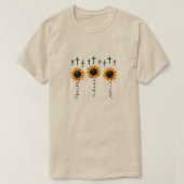 信仰・希望・愛のひまわりTシャツ Tシャツ (デザイン正面)