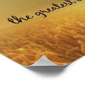 信仰、希望、愛のバイブル聖句聖なる書物、 経典 ポスター (角)