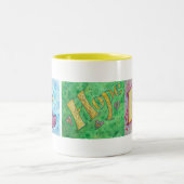 信仰、希望、愛のマグ ツートーンマグカップ (中央)