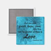 信仰，希望，愛の磁石 マグネット (正面/裏面)