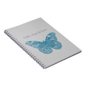 信仰、希望、愛の蝶 ノートブック (右側)
