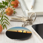 信仰、希望、愛イエス・キリスト・クロス キーホルダー (側面)